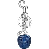 PATIKIL Apple Keychain for Women Bag Purse Charm Cute Apple Accessories with Key Ring and Clips