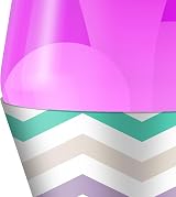 Lava Lamp 2494 White Wax Pink Liquid Decorative Base Cap 14.5in UK Plug view 5