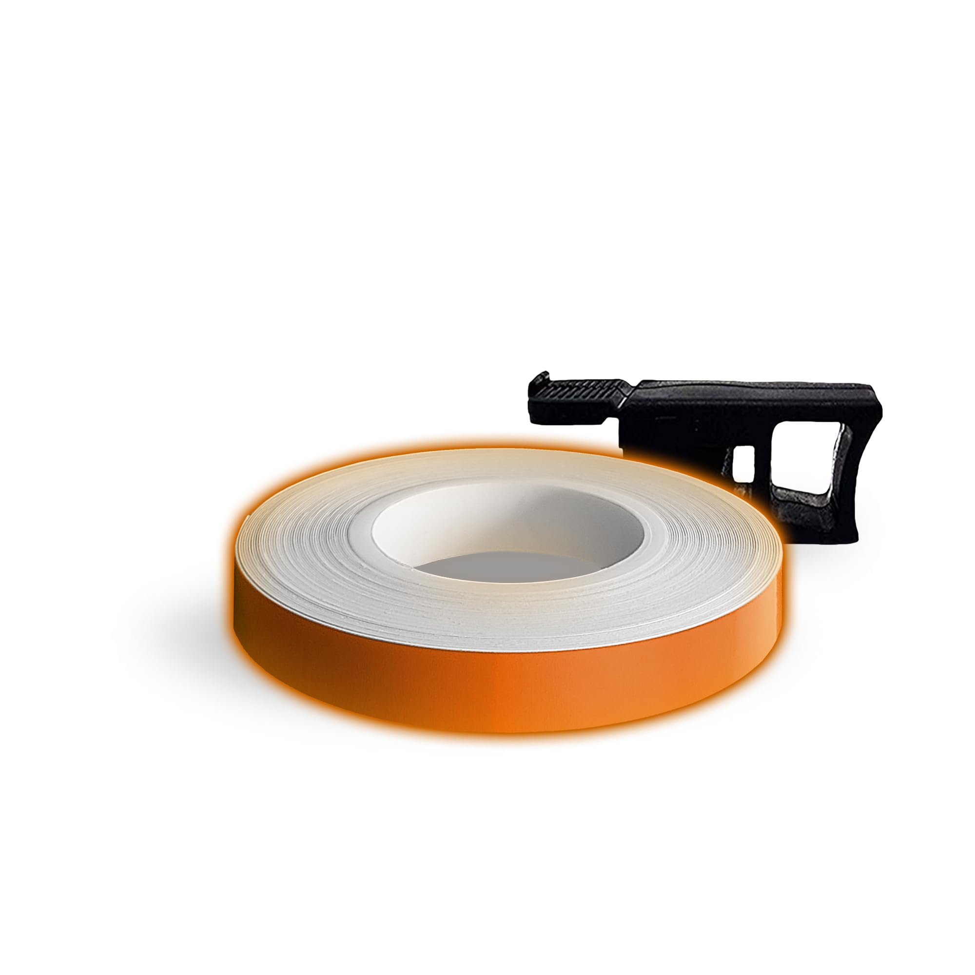 Refractive Wheel Stripes with Applicator Tool, 7 mm x 6 mt, Orange