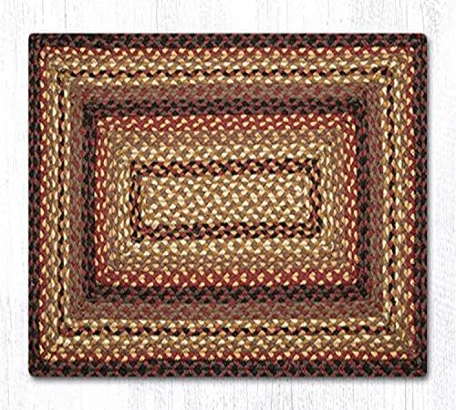 Earth Rugs Rug 27X45 Black Cherrychocolatecream Oblong