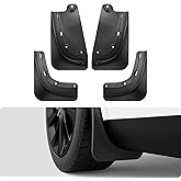 BASENOR 2026 2025 Tesla Model Y Juniper Mud Flaps Splash Guards [No Drilling No Tape] All-Weather Mud Guard, Tire Protector Mudflaps for Model Y Juniper 2025 2026 (Standard, Premium & Performance)