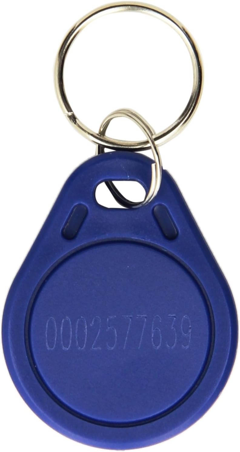 EM4100 125KHz Blue Door Control RFID Proximity ID Cards Key Fobs 25pcs