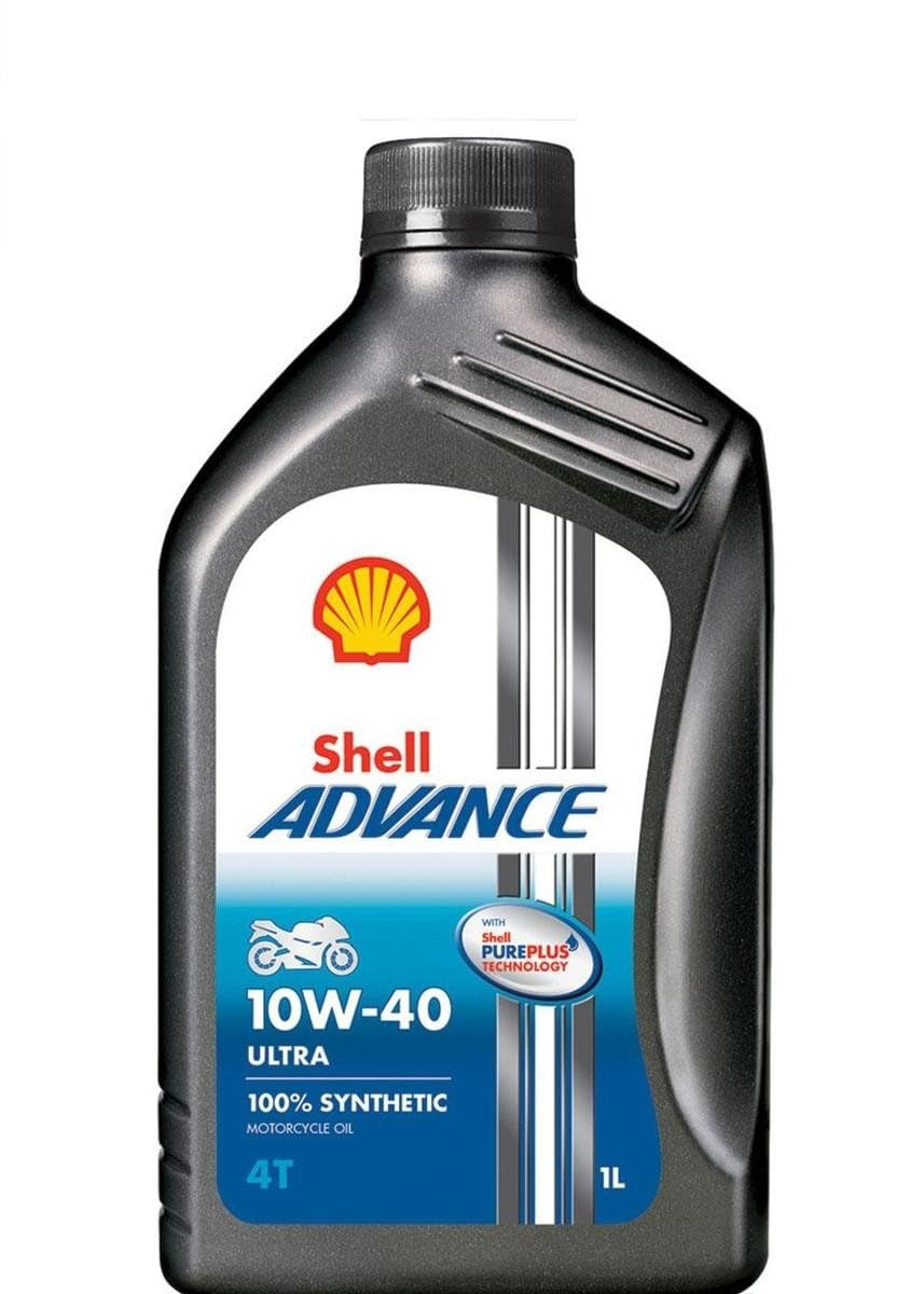 Royal Dutch Shell Lubricants 550044447 Shell Advance 4T Ultra 10w/40 Synthetic Motorcycle Oil