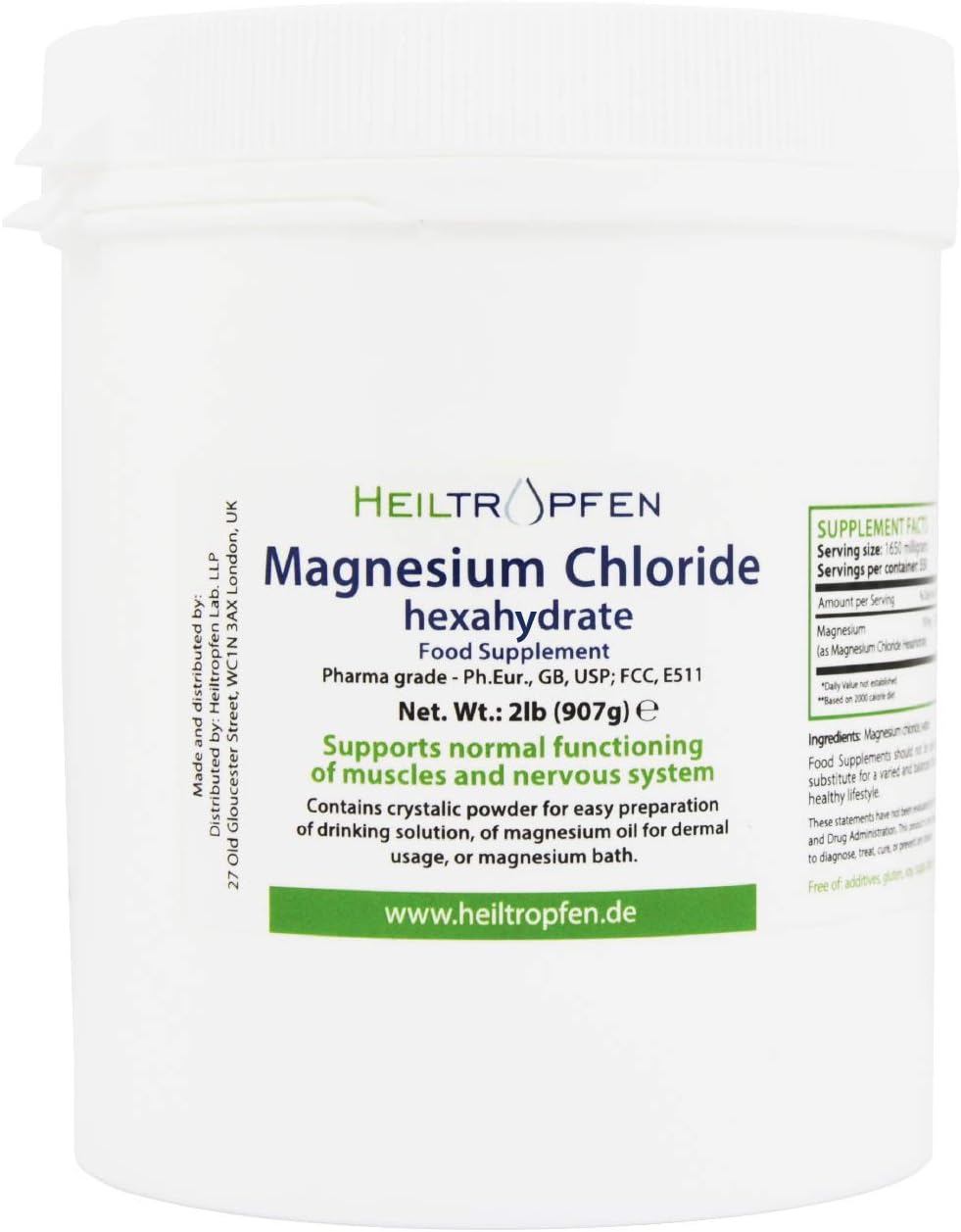 2 Pounds / 907 g Magnesium Chloride Powder, 907 g (Pack of 1) - Image 4