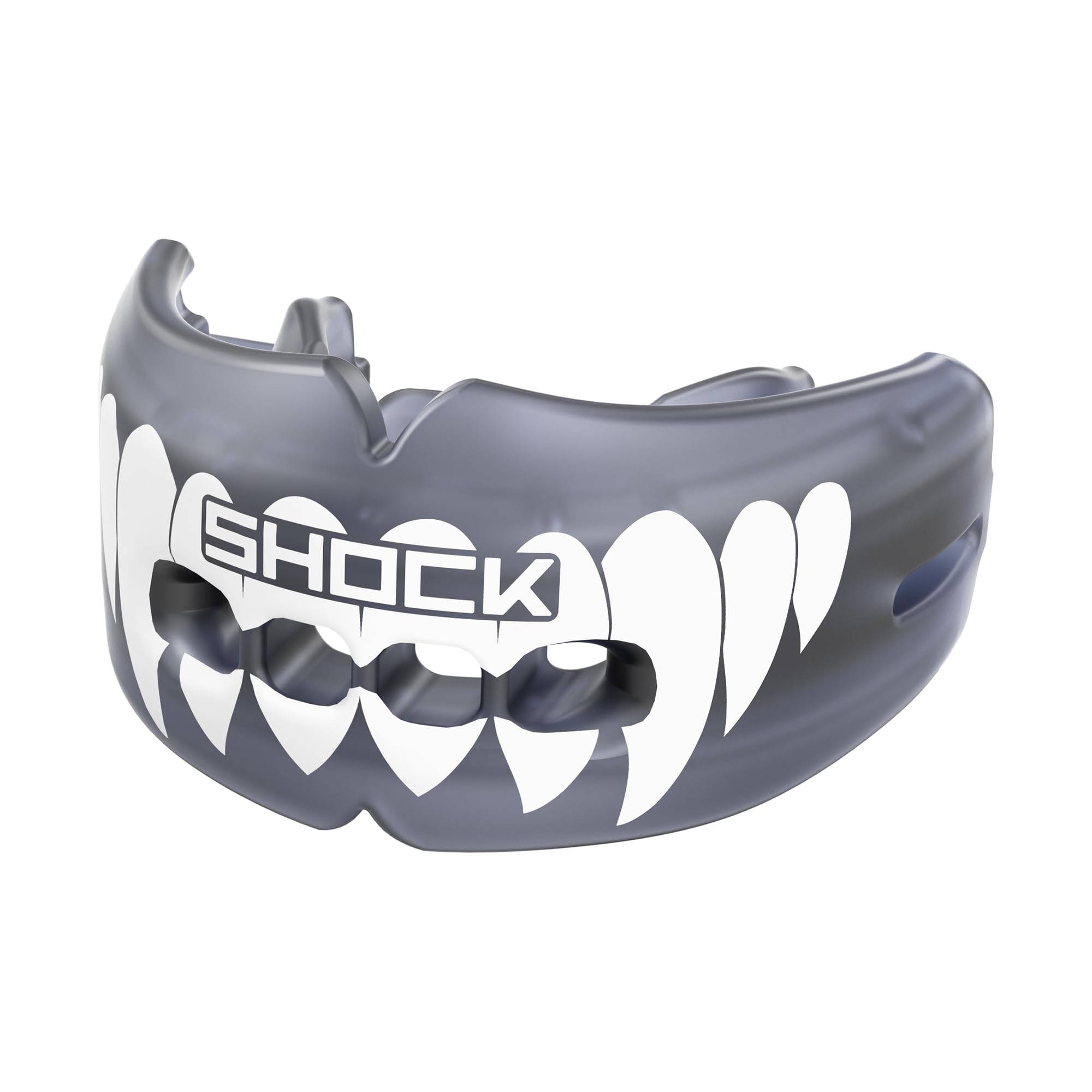 Photo 1 of Double Braces Strapless Mouth Guard, Fangs, Youth