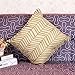 Canserin Pillowcase, Vintage Gold Stripe Cotton Linen Pillow Cases Sofa Waist Throw Cushion Cover Home Decor
