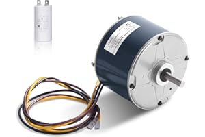 BBSJUJNN 5KCP39BGS069S Condenser Fan Motor OEM Standard-1/10 hp, 1100 RPM, 208-230V Condenser Fan Motor Compatible with Carrier HAVC Dayton 6DLL7,Genteq #3S001,Fasco #G3907 HC33GE233A HC34GE234 HB33GQ230