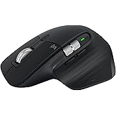 Logitech MX Master 3S - Wireless Performance Mouse with Ultra-fast Scrolling, Ergo, 8K DPI, Track on Glass, Quiet Clicks, USB