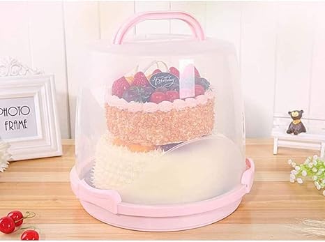 Amazon 24カップケーキキャリアケーキホルダーパイクッキーのロック蓋とハンドル付きポータブル3ティアケーキトランスポーターボックスマフィンコンテナ ケーキサーバー オンライン通販