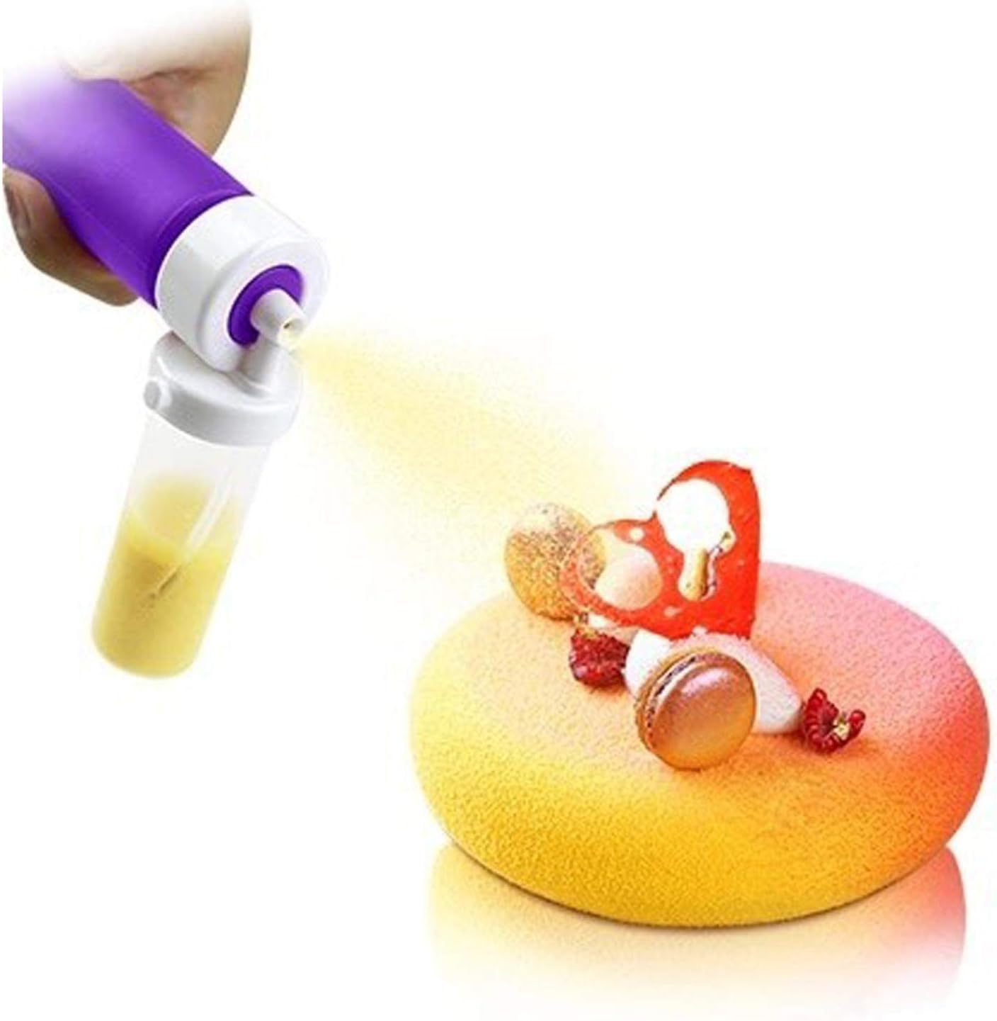 Cuisine Et Maison Douilles Energogas Gr Pistolet Pulverisateur A Gateau Aerographe Manuel Pour La Decoration De Gateaux Cupcakes Et Desserts Outils De Patisserie A Faire Soi Meme Kit De Decoration Pour Gateau A Co