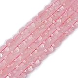 Natural Rose Quartz Gemstone 8mm Faceted Coin
