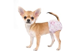 Dono Disposable Dog Diapers Female-45PC, Diaper for Small Dogs Cats, Super Absorbent and Soft Heating Pee Liners, couche Pour