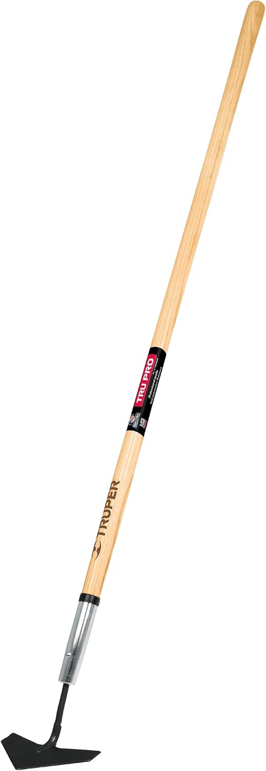 Truper 33119 Tru Pro Forged Eye Hoe, 7-Inch Head, Ash Handle, 54-Inch : Garden Hoes : Garden & Outdoor