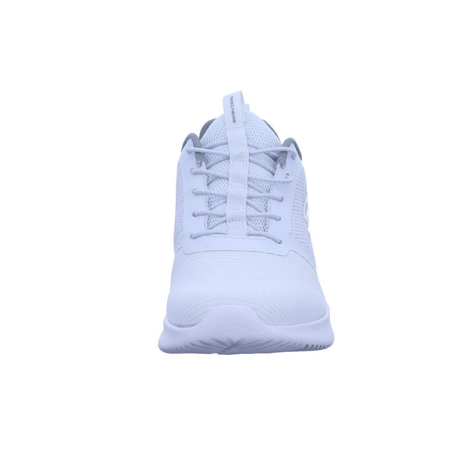 Skechers Herren Bounder Sneaker, White Mesh Pu Trim, 44 EU 7