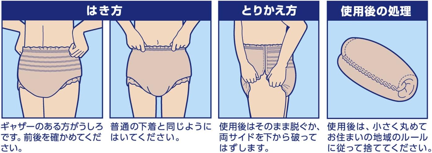 Amazon リフレ はくパンツ おしゃれなベージュタイプ Mサイズ 男女兼用 8枚入 Adl区分 一人で歩ける方 リフレ 軽失禁パッド