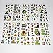 Roberly Party Hive Over Plants Zombies 3D Puffy Raised Decorative PVZ Stickers-Arts & Crafts, Scrapbooking for Kids