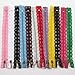 Chenkou Craft 24PCS Mix Bulk Full Length 24cm 9 inch DIY Nylon Coil Flower Zipper Lace Zippers for DIY Sewing Tailor Dress Craft Bed Bag (Multi-Color)