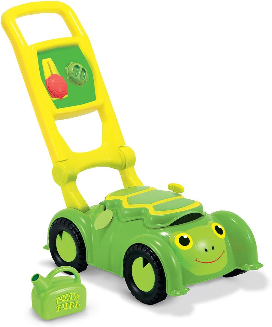 Melissa & Doug Sunny Patch Tootle Turtle Mower With Storage Compartment