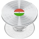 PopSockets Phone Grip with Expanding Kickstand, Adhesive Grip - Silver