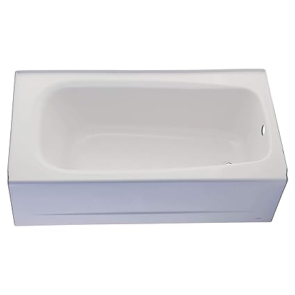 American Standard 2460 002 020 Cambridge 5 Feet Bath Tub With Left Hand Drain White