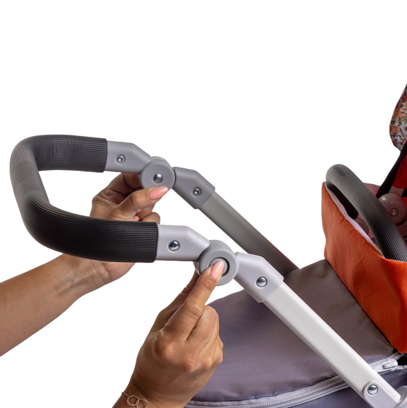 JC Toys - for Keeps Playtime | Deluxe Folding Sports Pram Stroller | Nature Theme Collection | for Dolls up to 20