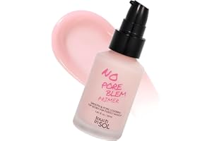 TOUCH IN SOL No Poreblem Primer – Pore Primer for Korean Makeup, Mattifying Primer for Oily Skin, Pore Eraser for Large Pores, Blurring Finish from K Beauty (1.01 fl.oz/30ml)