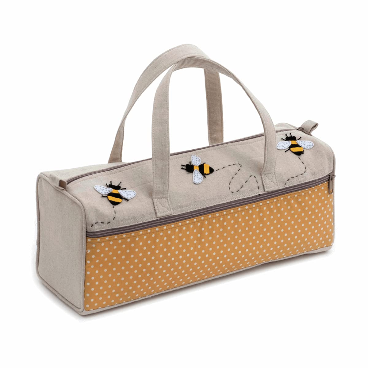 Hobby Gift Knitting Pins and Notions Storage Travel Bag, Bee, 14.5 x 45 x 16.5cm