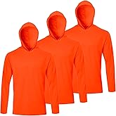 Gary Com 5 Packs Men Long Sleeve T-Shirts Quick Dry Athletic Running Activewear Workout Hoodies UPF 50+ UV Sun Protection