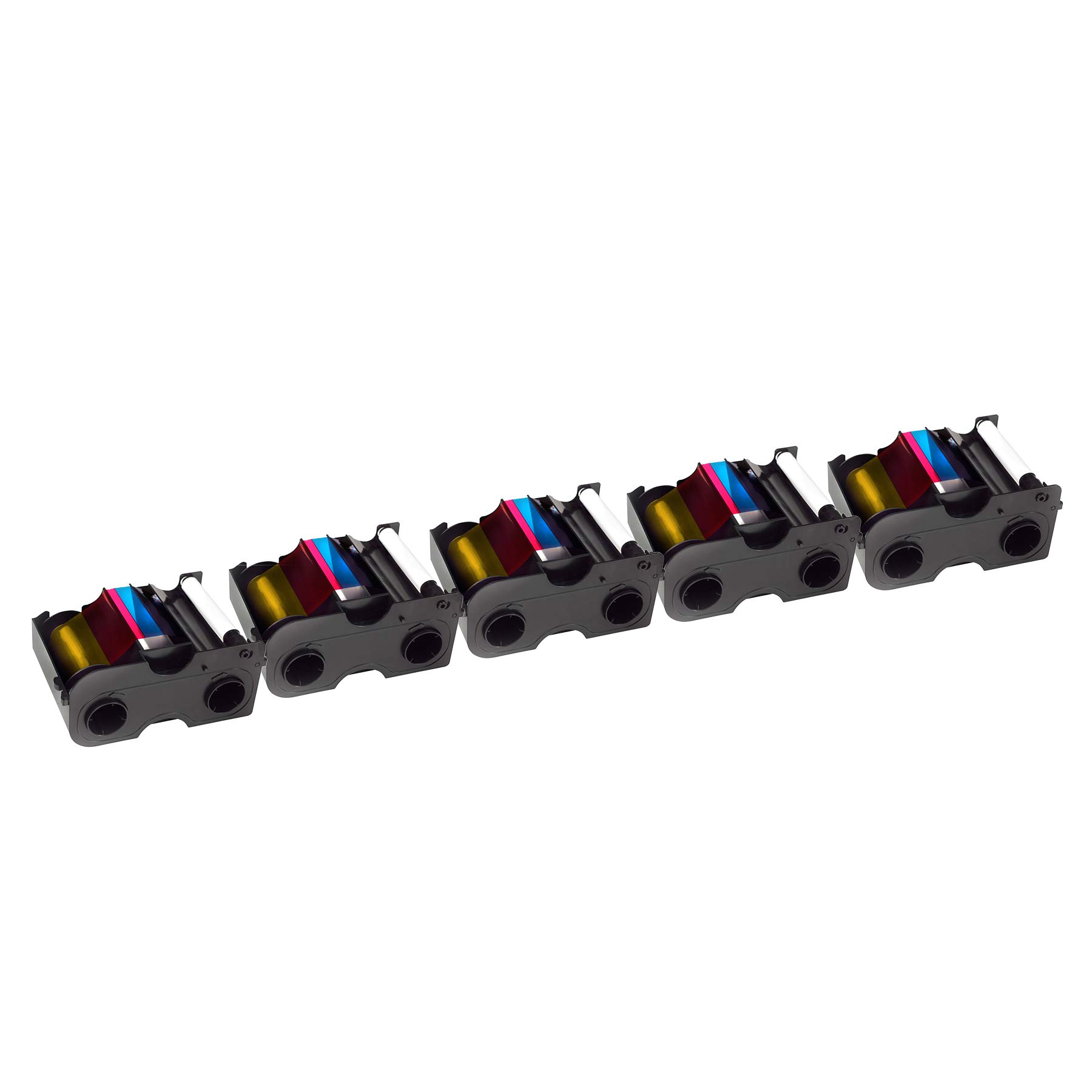 Bodno 5 x Fargo 45000 Color Ribbon - YMCKO - 250
