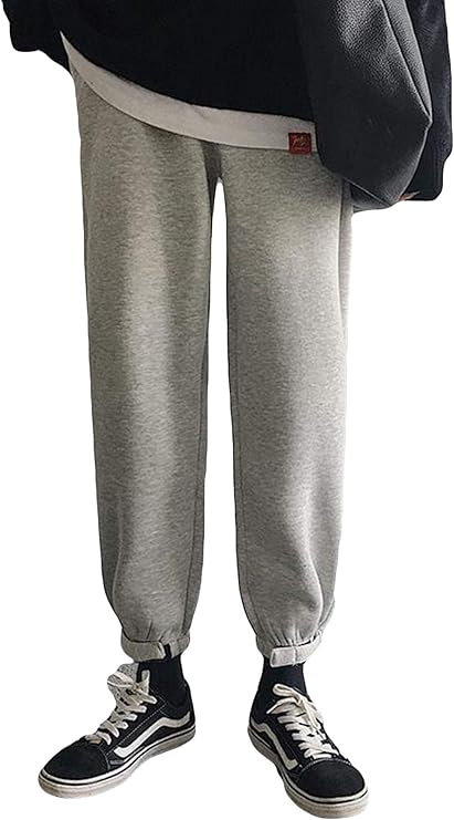 Amazon Alppvメンズ パンツ ロング丈 スポーツ メンズ スウェットパンツ ゆったり 着痩せ 韓国風無地 学生 9分丈 厚手 冬着 ボア 通学 おしゃれ ハンサム カジュアル ファッション ロングパンツ 通販