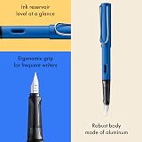 LAMY AL-star Oceanblue Fountain Pen M Nib Aluminum Lightweight view 3