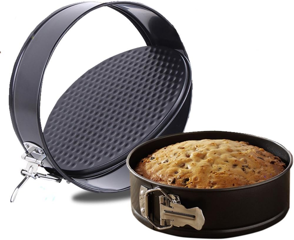Non-Stick Spring Form Pan Baking Round Tray Cake Tin DIY Birthday Party (7 inches/ 18.6cm)