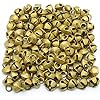 AzKrafts-Lot-100-Pcs-Vintage-Style-Indian-Brass-Horse-Sheep-Camel-Sleigh-Bells-15Mm-Ht