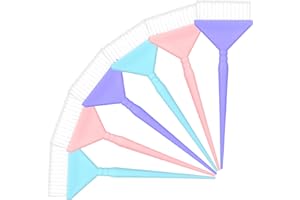 Classicseali 6PCS Color Brushes for Hair Stylist,Hair Dye Brushes with Conical Tail, Durable Hairs Dye Brush, Colors Brush for Hairs Dyes Tools, Pink, Purple, Blue