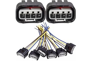 SDYYDS 6Pcs Ignition Coil Connector Plug Harness 90980-11885 for Toyota Lexus Camry 88974044 S2527
