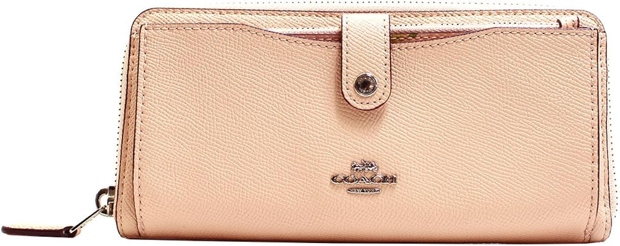 Amazon コーチ Coach 財布 長財布 ライトピンク レザー 本革 フラワー 花柄 アウトレット ブランド レディース 並行輸入品 Fsvmo5 Coach コーチ 財布