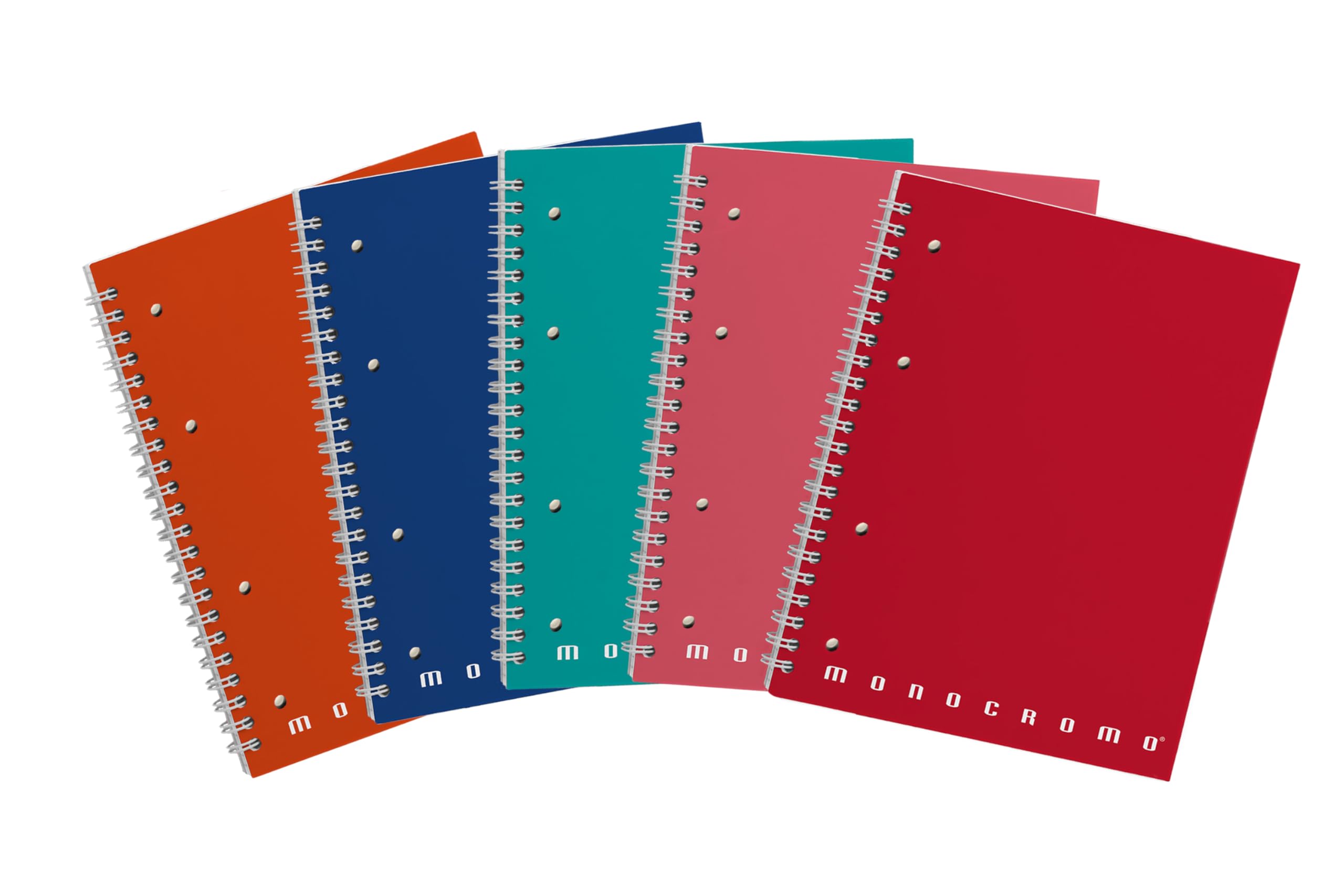 Pigna A5 Spiral Bound Notebook with Hole and Micro Perforation, 70 Sheets 02155591r