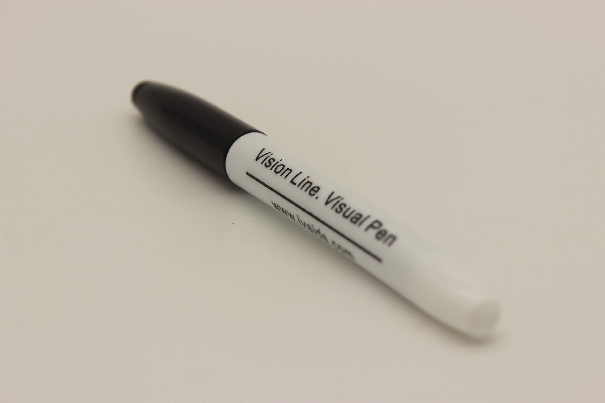 Hongdee 2020 Low Vision Pen for Seniors and Visually Impaired, 12 Count (Pack of 1), White, Black