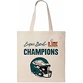 NORTHWEST NFL Philadelphia Eagles 2025 Super Bowl LIX Mardi Canvas Tote 14X15 Inches