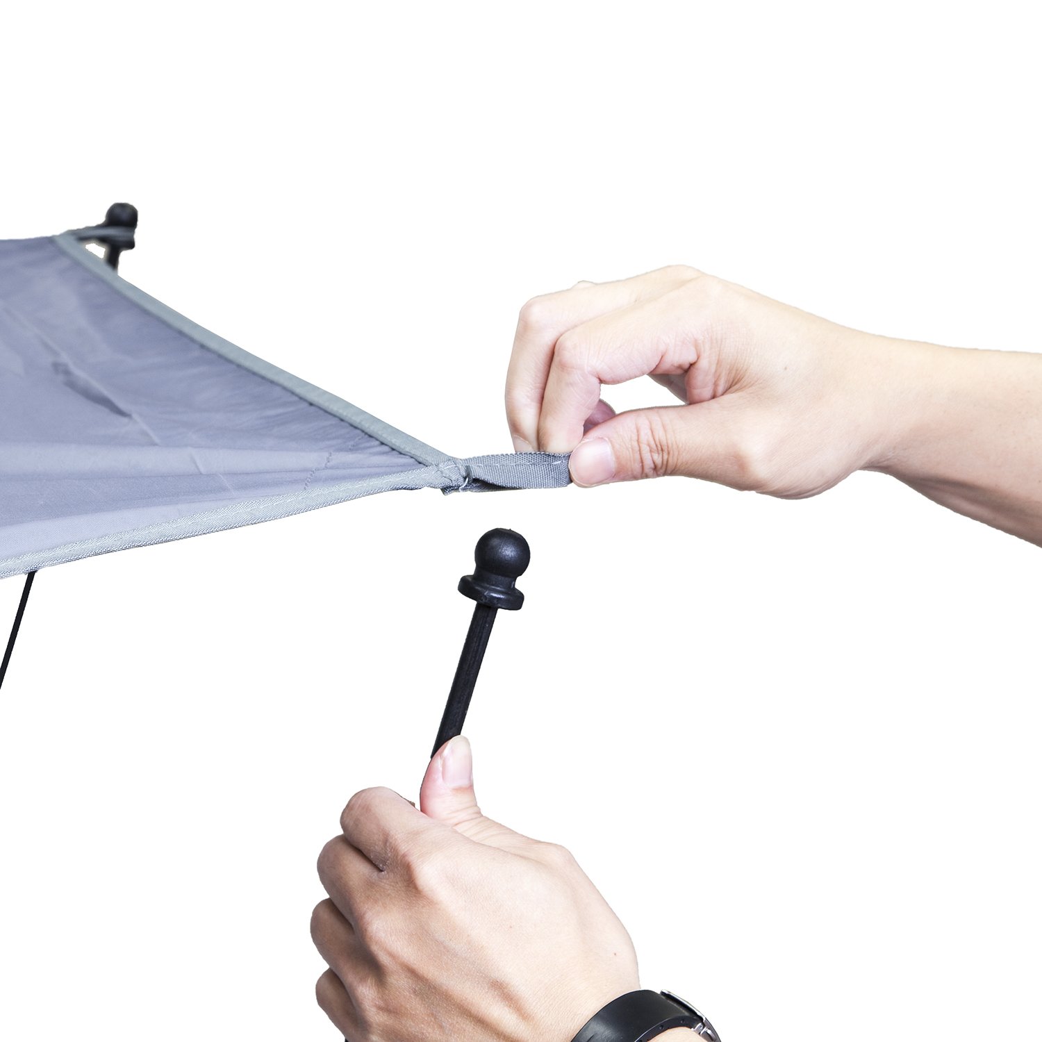 Macsports Portable Fold Up Hammock With Removable Canopy And Carry