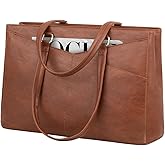 LOVEVOOK Laptop Tote Bag for Women, Office Work Bag Briefcase fit for 15.6 inch Laptop, Large Capacity Teacher Computer Bag Handbag