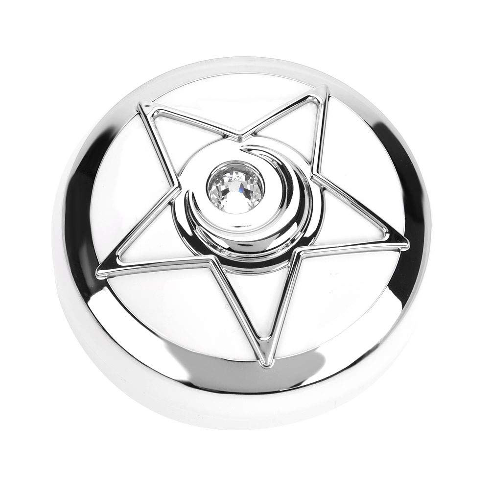 3 Colors Portable Contact Lens Box with,Mirror Pentagram Shape Lenses Container Case(01)