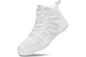 DimaiGlobal Men's Wrestling Shoe Boxing Shoes Zero Drop Sole High Top Fighting Shoes Fitness Sneaker Taekwondo Karate Martial Arts Weightlifting Training Shoes