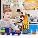 NEOPUZZLE Magnet Building Tiles 120 Pcs Magnetic Building Tiles ,3D Magnet Blocks Set with 2 Wheels, Magnetic Toys for Kids Children Toddlers