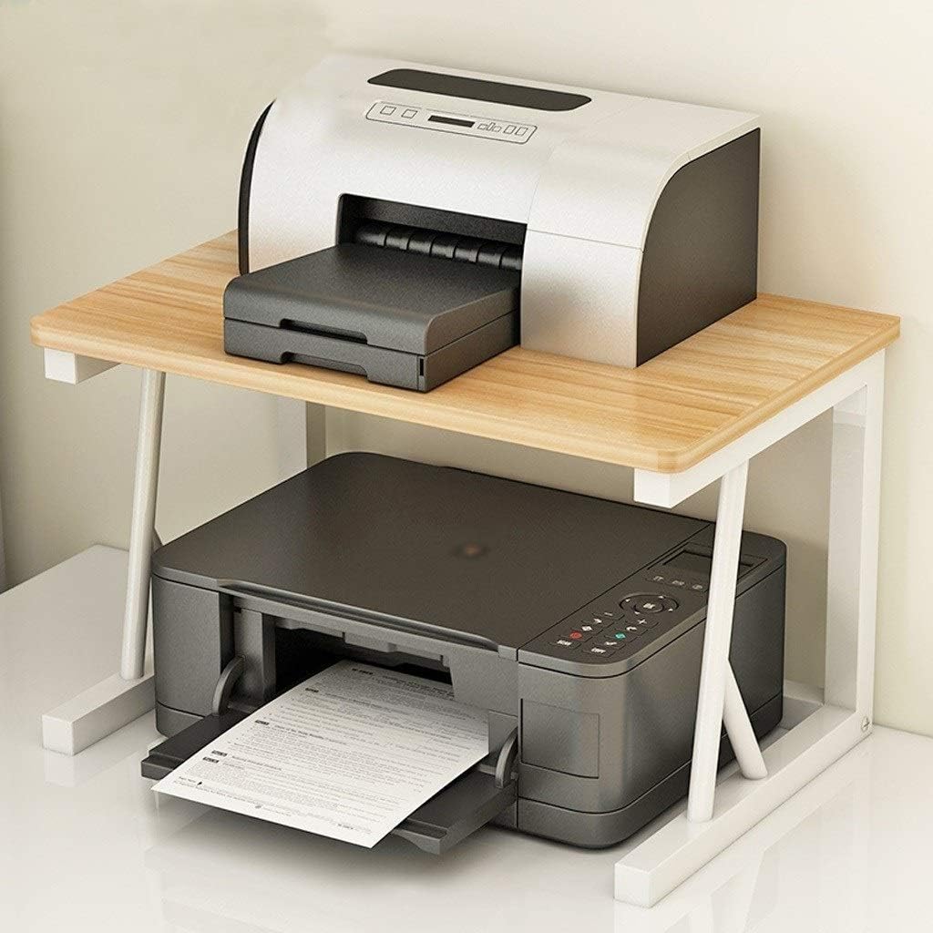 ZXDFG Printer Stands Desktop,2Layer Printer Rack