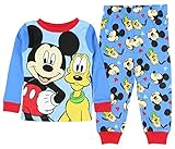 Mickey Mouse And Pluto Little Boys' Toddler Cotton Pajama Set