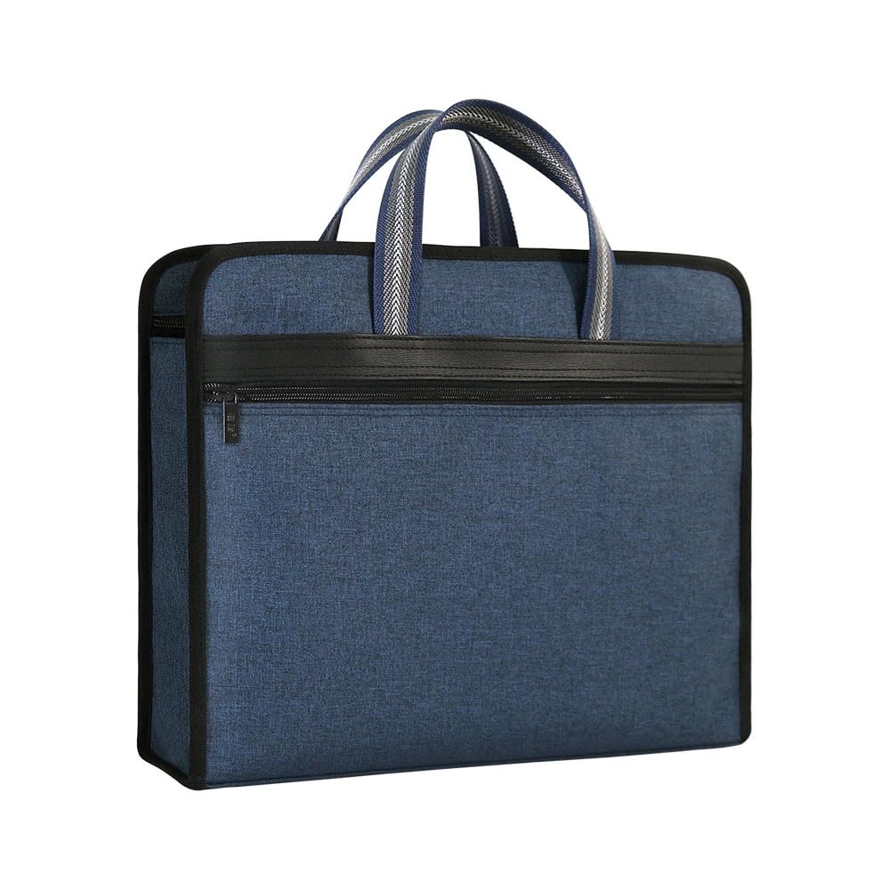 Oaygat A4 Document Organiser Bag Documents Storage Case Business Briefcases Bag Oxford Cloth File Computer Bags File Folder Tote Bags File Organiser Bags iPad Storage Carrying Laptop Tote Pouch