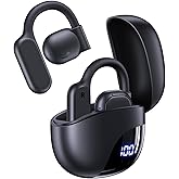 AI Translation Earbuds Real Time 164 Languages 80H Playtime Translator Ear Buds Audifonos Traductores Inglés Español Wireless Earphones Bluetooth Headphone for Travel Business Meeting Learning Black