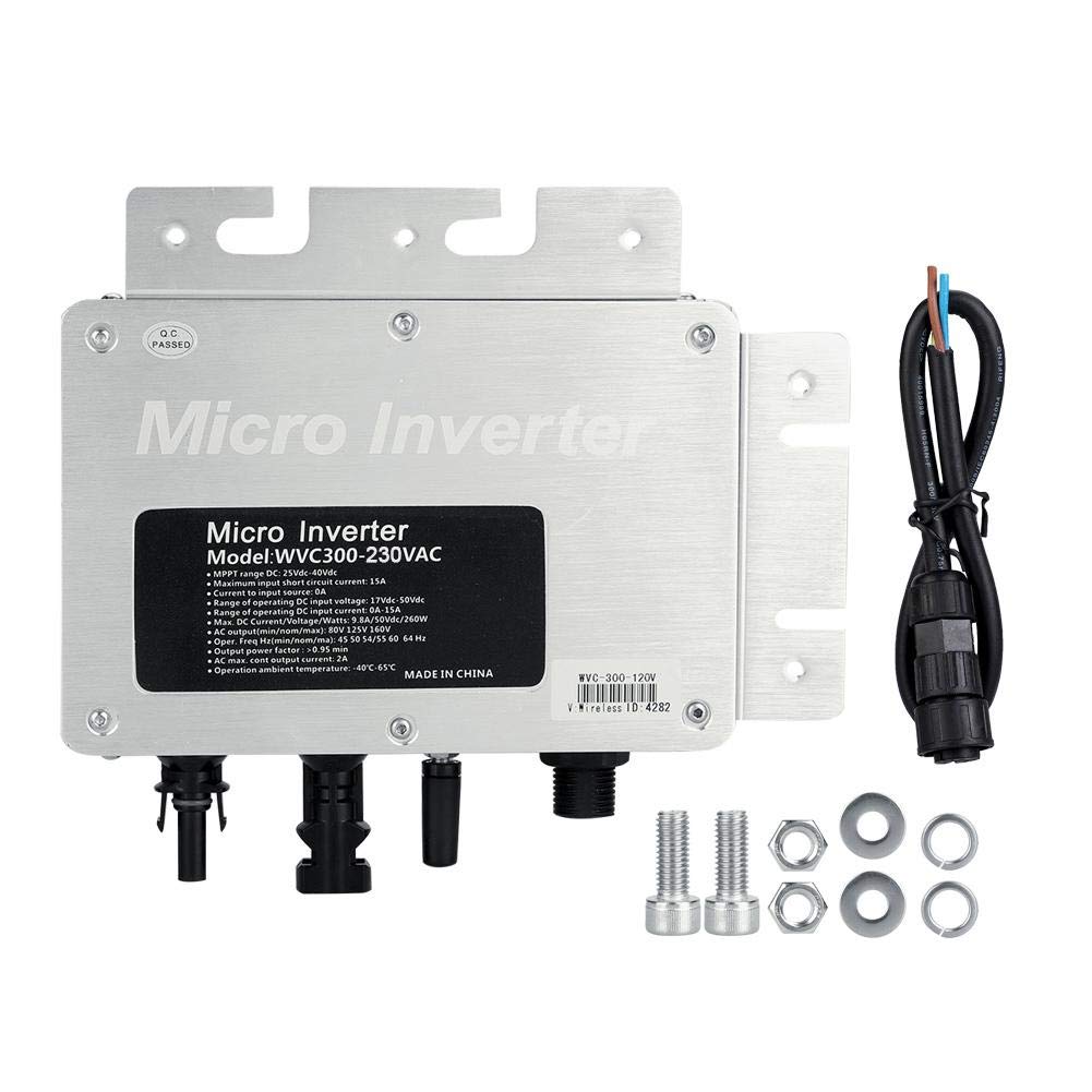 Waterproof Solar Grid Tie Inverter, Durable Micro Solar Photovoltaic Inverter for Power Generation S