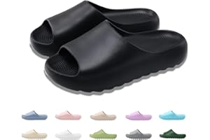 FUUPNN Cloud Slides for Women Men Adult Non Slip Slides Comfortable Lightweight House Slippers Open Toe Shower Shoes Indoor&Outdoor